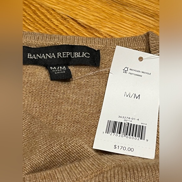 Banana Republic Cashmere/ Lambswool Blend Sweater Dress, Size Medium - Picture 6 of 6